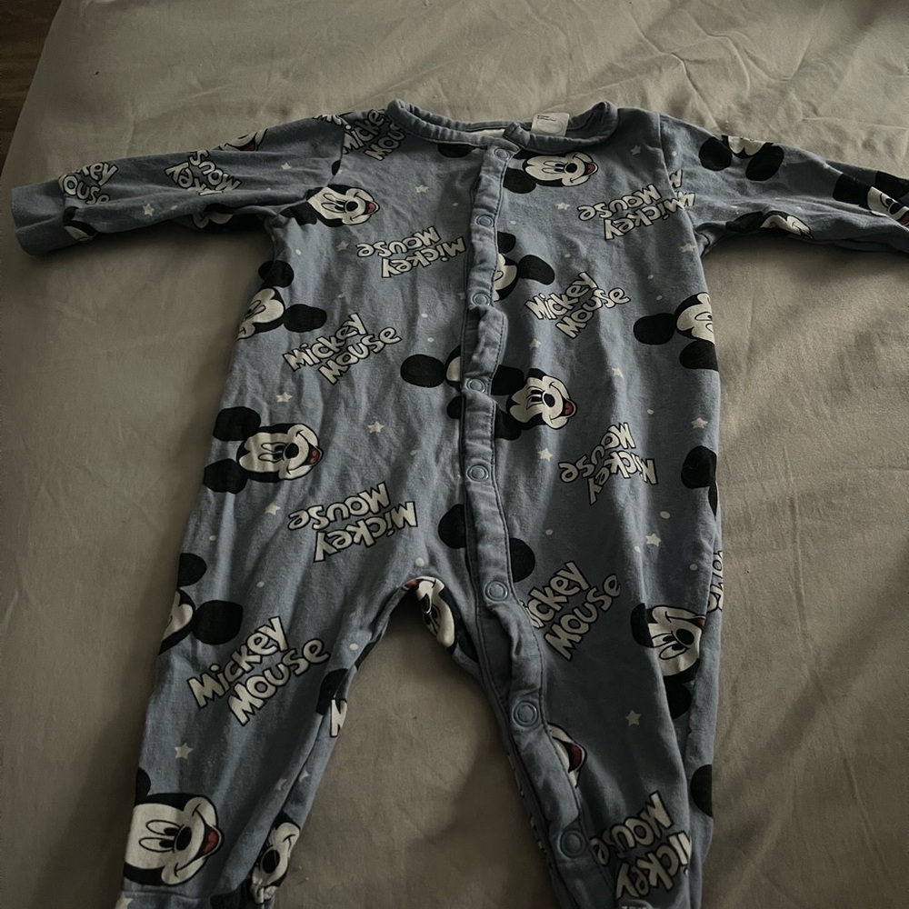H&M Mickey Mouse Blue Kids Footie